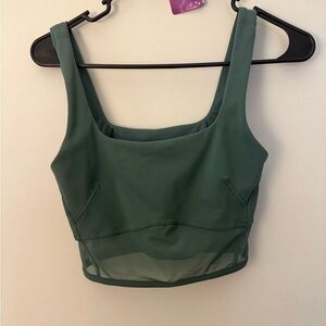 EUC Lululemon Square Dot Sports Bra With Mesh Bottom